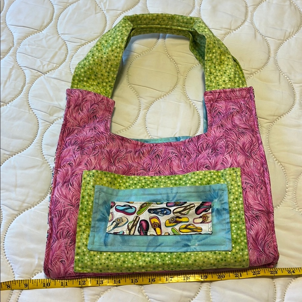 Handmade Colorful Patchwork Women's Boho Beach Bag